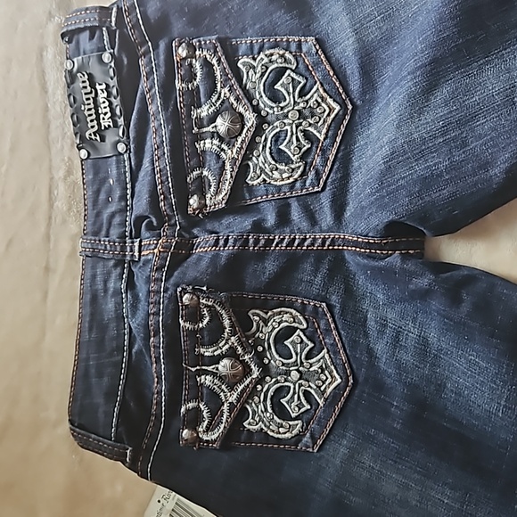 Antique River Bootcut Jeans Woman blue size 25 - Picture 3 of 4